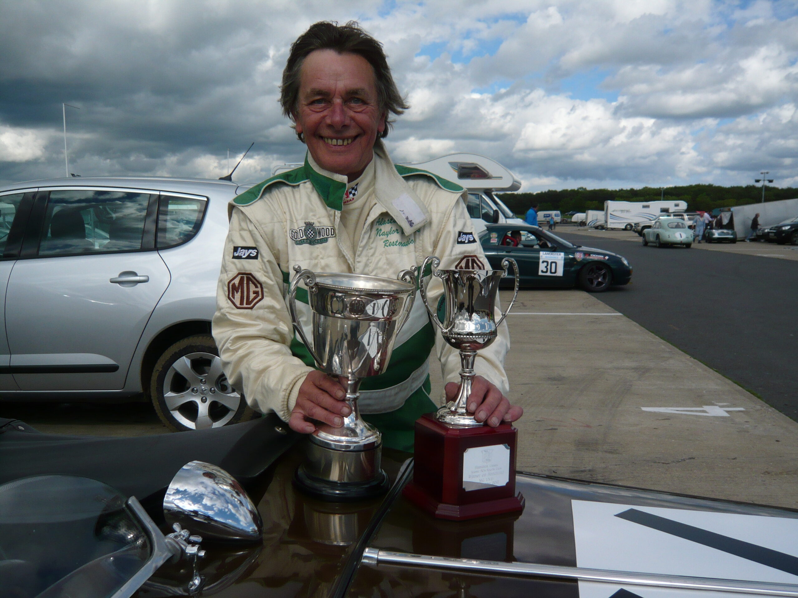 Alister Naylor winning at Silverstone